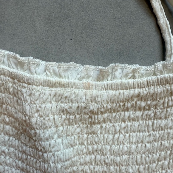 Magnolia Boutique - White Smocked Maxi Dress - Picture 3 of 4